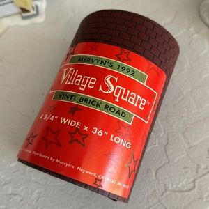 Department 56 Redish Brick Road 4-3/4” wide by 36” long